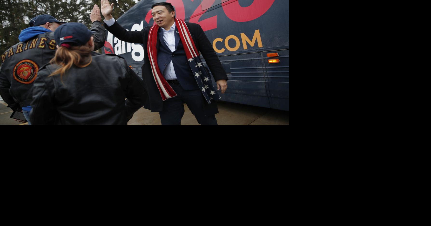 Yang to hold Cedar Falls, Grundy Center, Decorah events this week