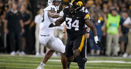 Iowas Higgins waited his turn behind firstrounder Campbell could also win the Butkus Award Iowas Higgins waited his turn behind firstrounder Campbell could also win the Butkus Award