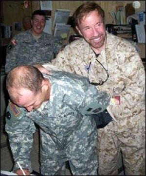 what did chuck norris do in the air force