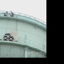 Water tower rescue saves fallen worker