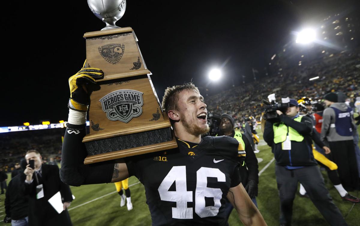 Kittle makes most of final home game Iowa