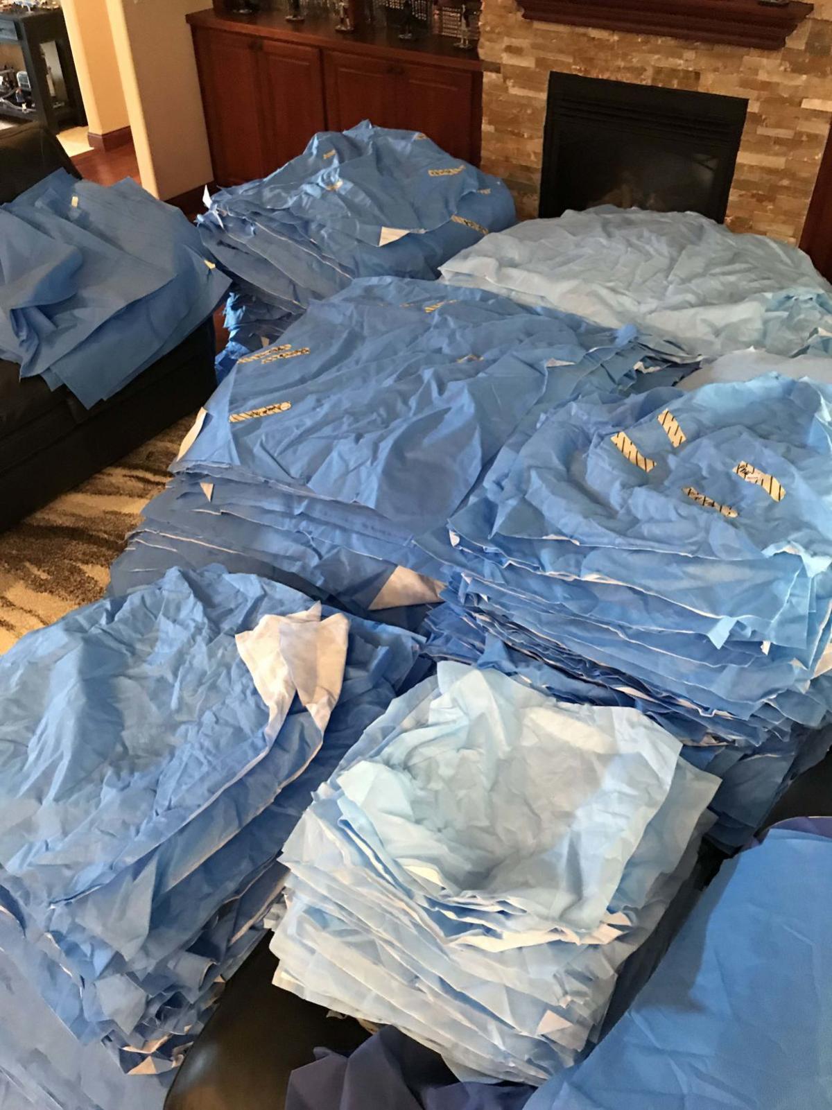 MercyOne team turns hospital materials into sleeping bags