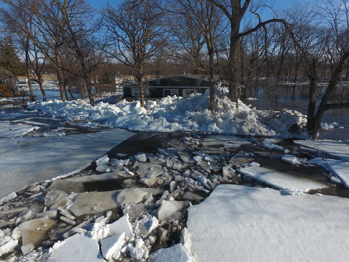 PHOTOS Ice jams impact Cottage Row, major flooding continues in Cedar