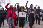 'It is not OK to say the word': Students, BLM activists protest outside Cedar Falls High School