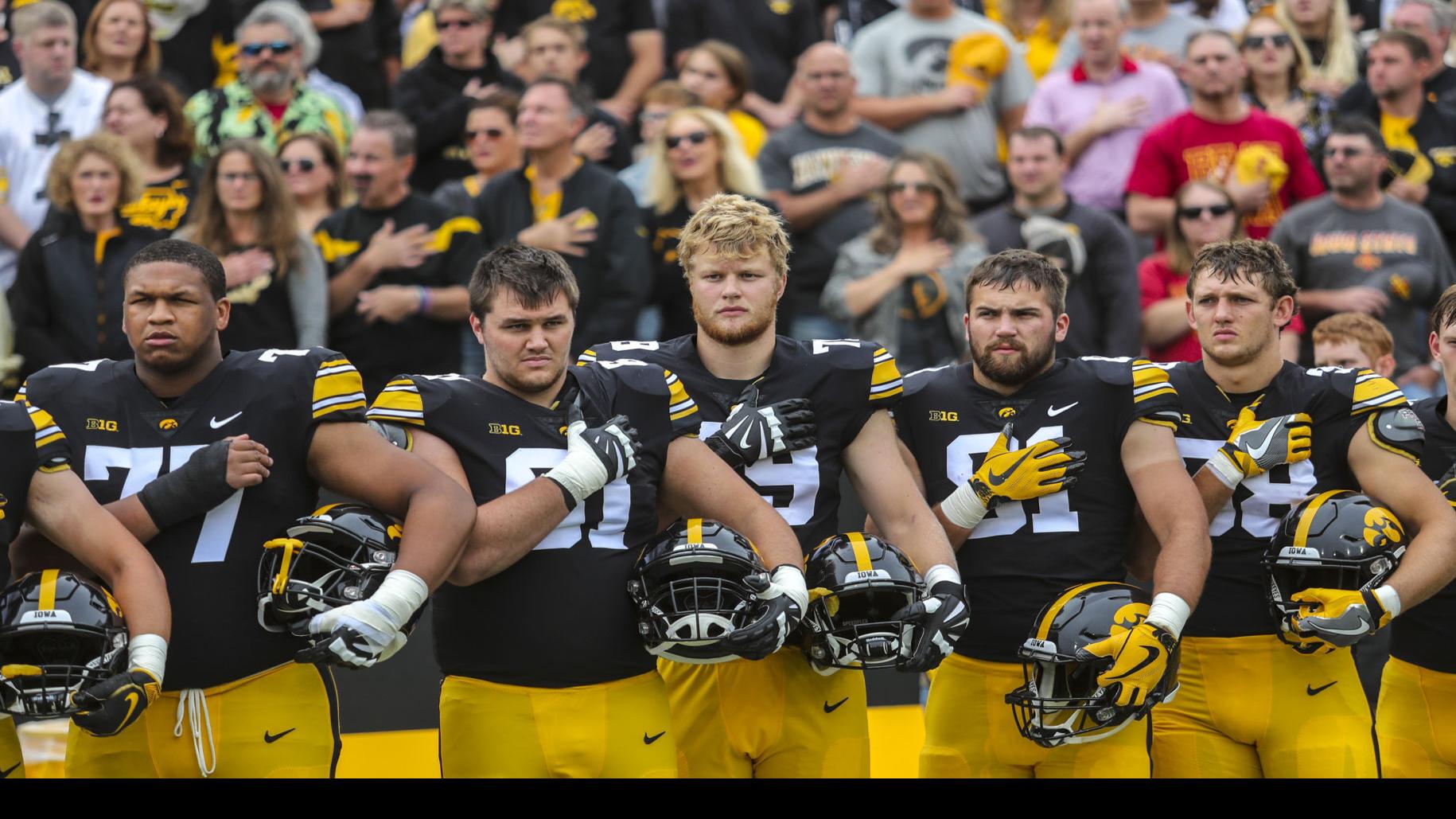 Iowa Football Players Undecided On Anthem Approach Iowa Wcfcourier Com