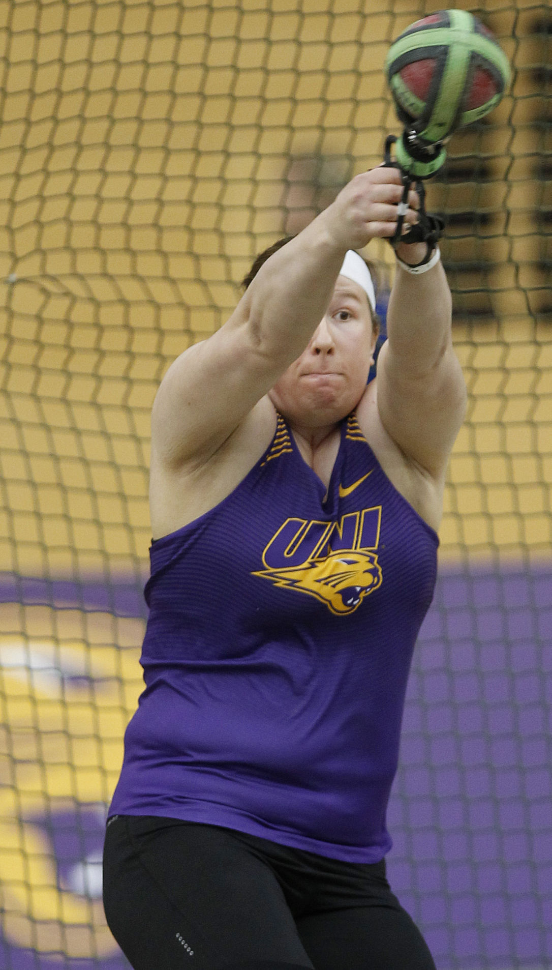 MVC indoor track Walski, Pate carry torch for deep UNI throws program