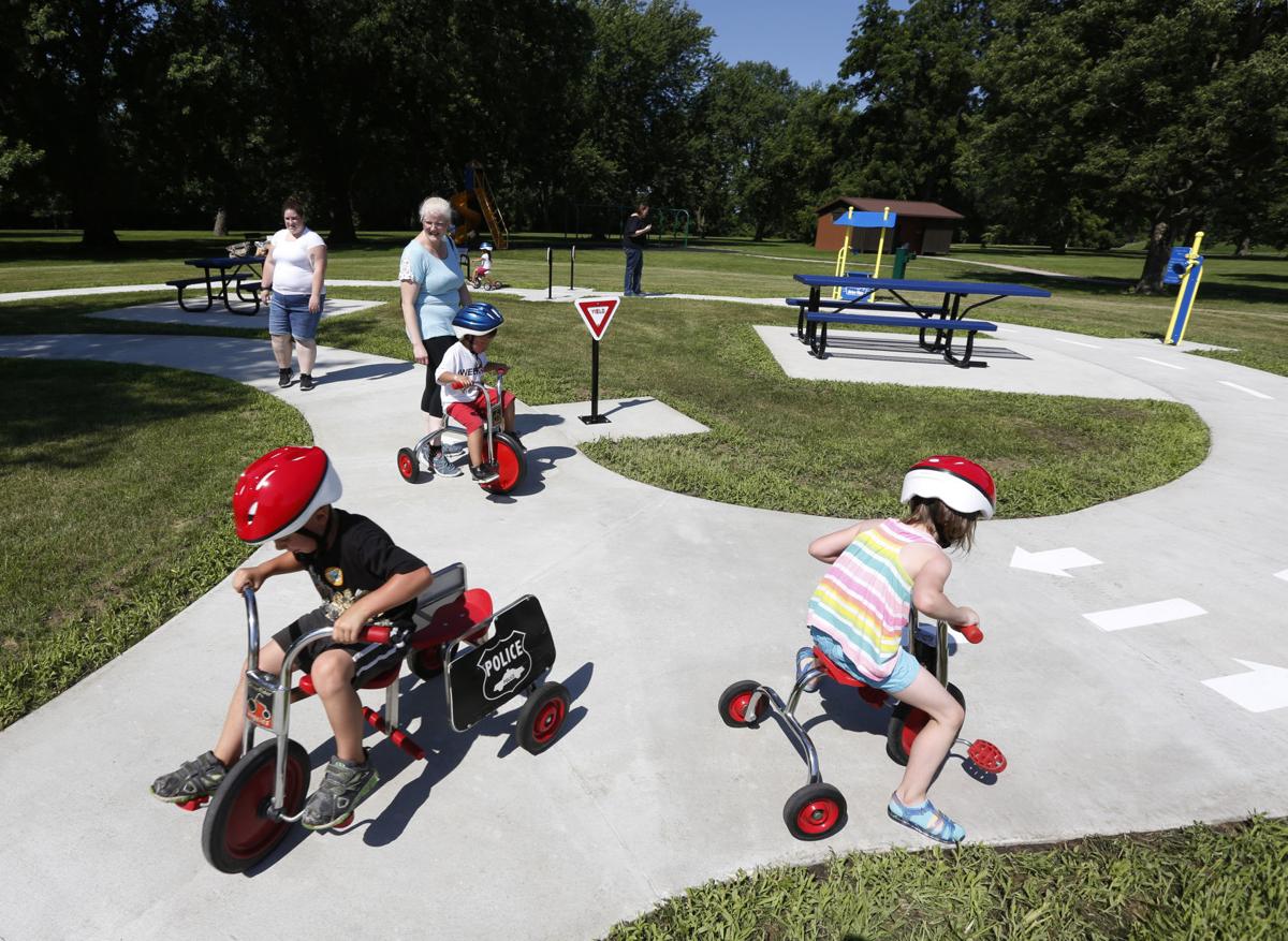 Children's Trike Track opens in Exchange Park Local News
