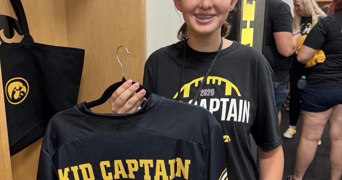 Iowa honors a young cancer survivor as Kid Captain