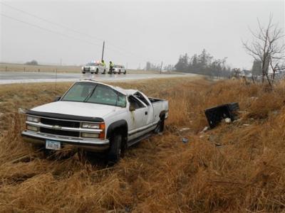 waukon man crash hurt fayette county clermont wcfcourier accident injured dec courtesy vehicle friday single near