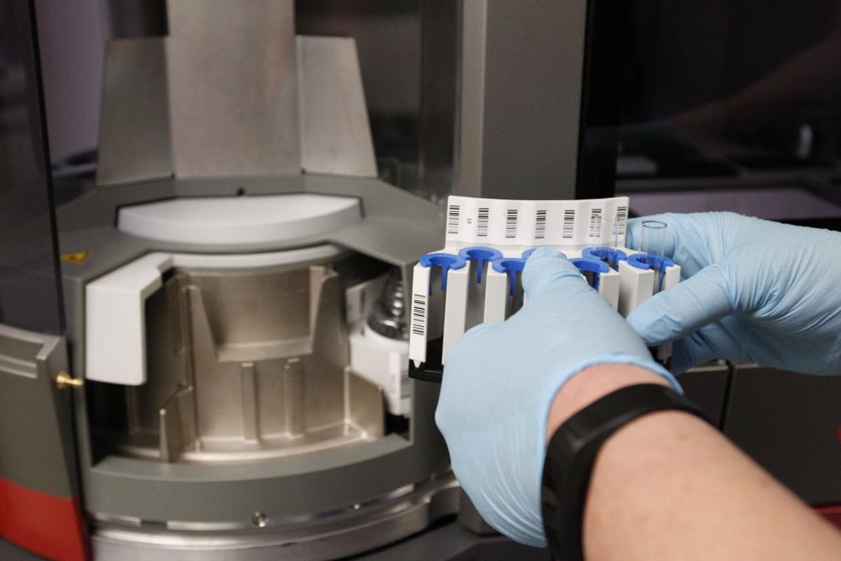 Covenant lab has 1stinIowa machine to replace blood testing and