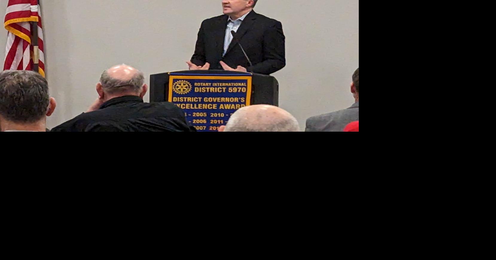 Iowa Agriculture Secretary speaks to Waterloo Rotary Membership