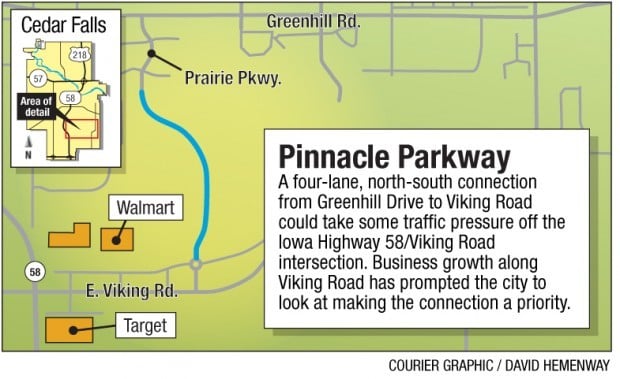 Pinnacle Parkway map