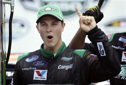 Trevor Bayne wins NASCAR Nationwide in Iowa