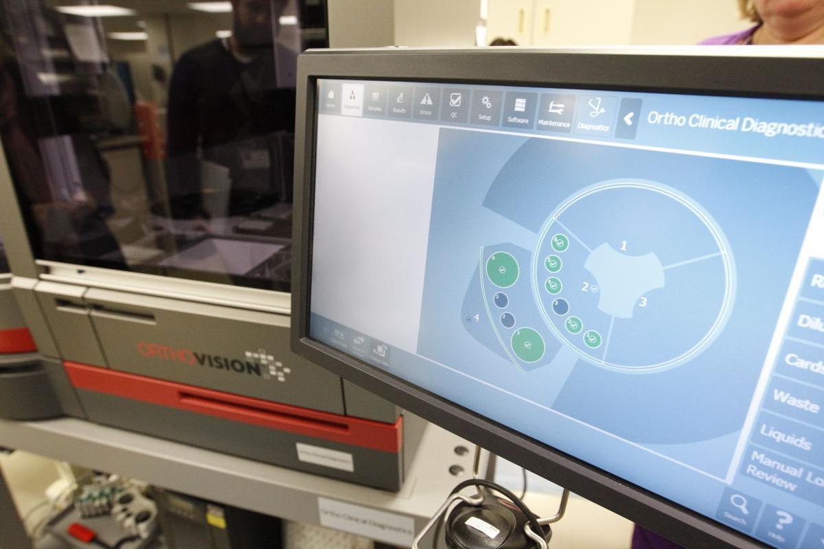 Covenant lab has 1stinIowa machine to replace blood testing and