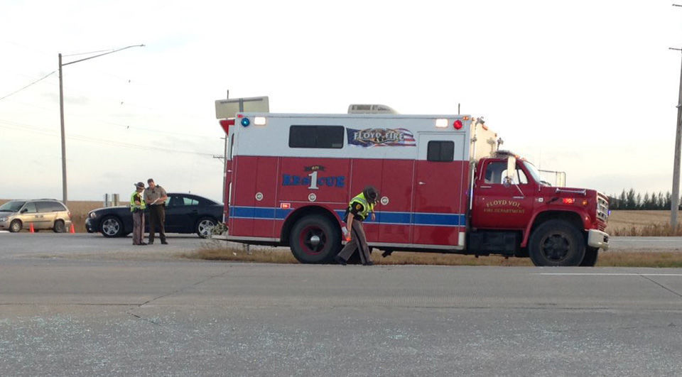 UPDATE WITH NAMES Two dead in Floyd County crash