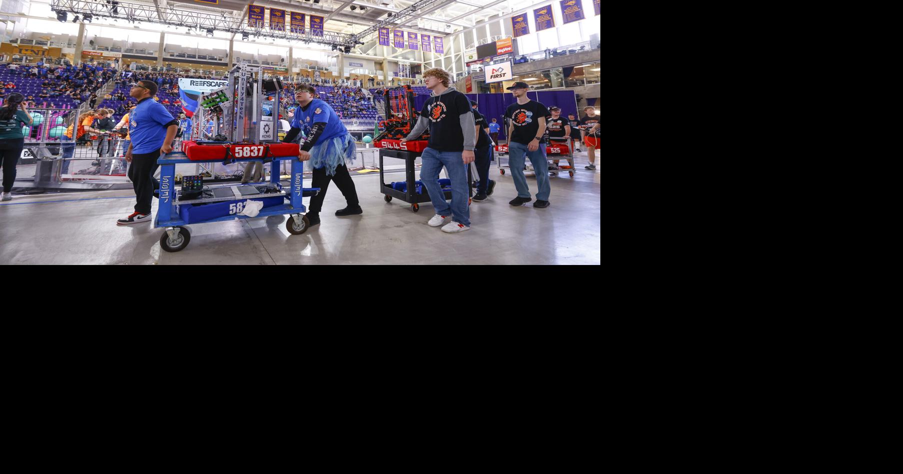 Robotics teams compete in regional competition at McLeod
