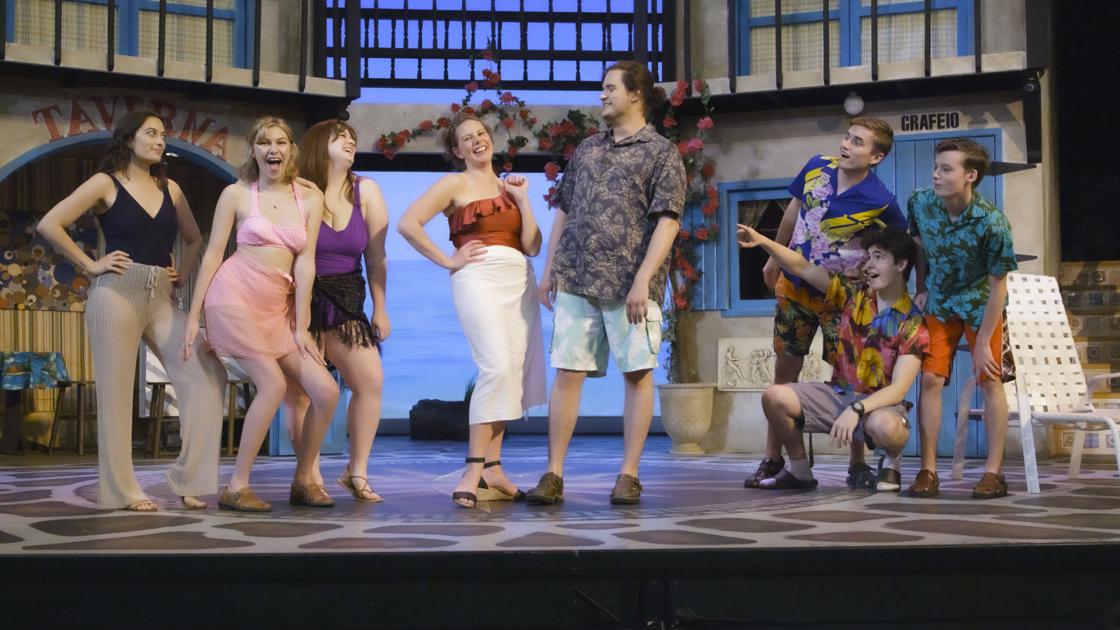 Summer musical “Mamma Mia!” dances onto stage at Cedar Falls Comm Theatre