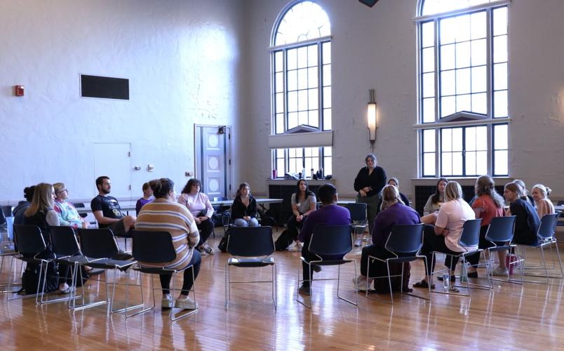 UNI education students take part in povery simulation event