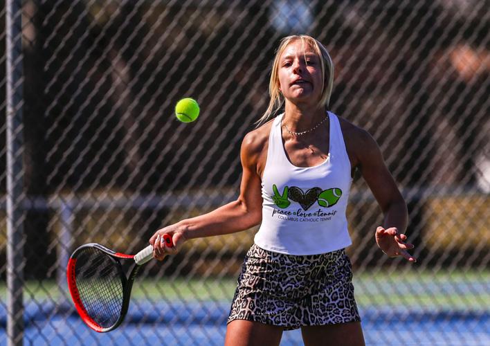 Grand Slam Columbus girls tennis shows out at Top Gun tournament