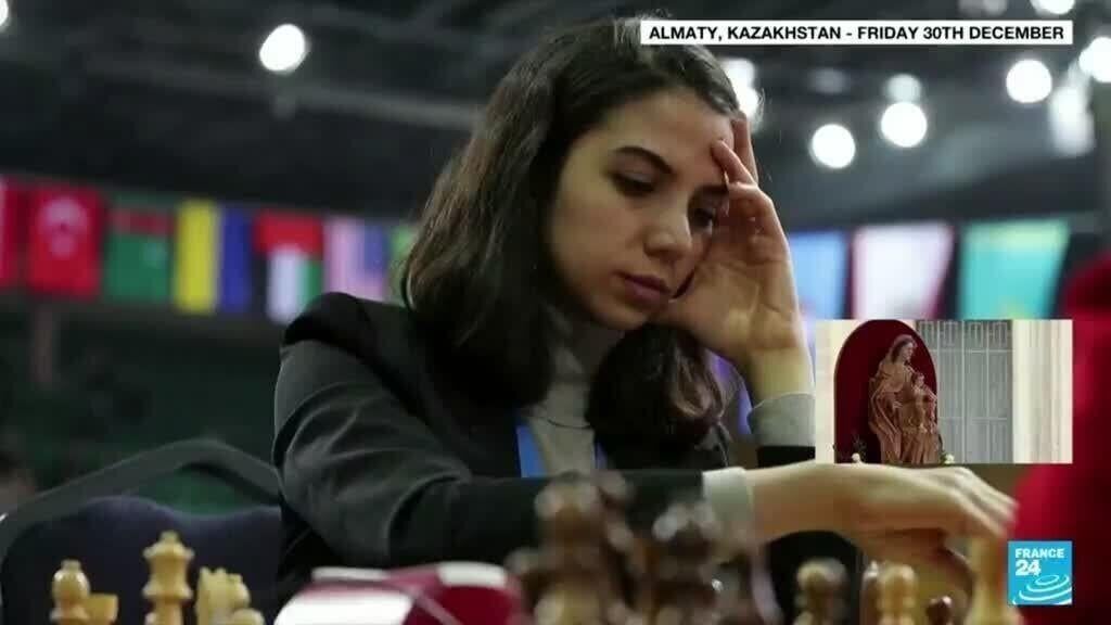 Iranian chess player appears at Kazakhstan tournament without hijab for  second day -Reuters witness