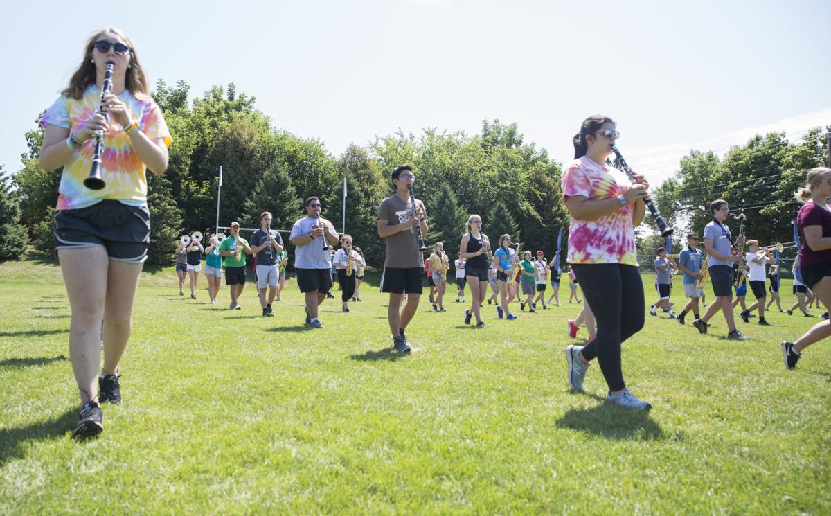 Cedar Valley high school bands kick off season with marching camps Education News