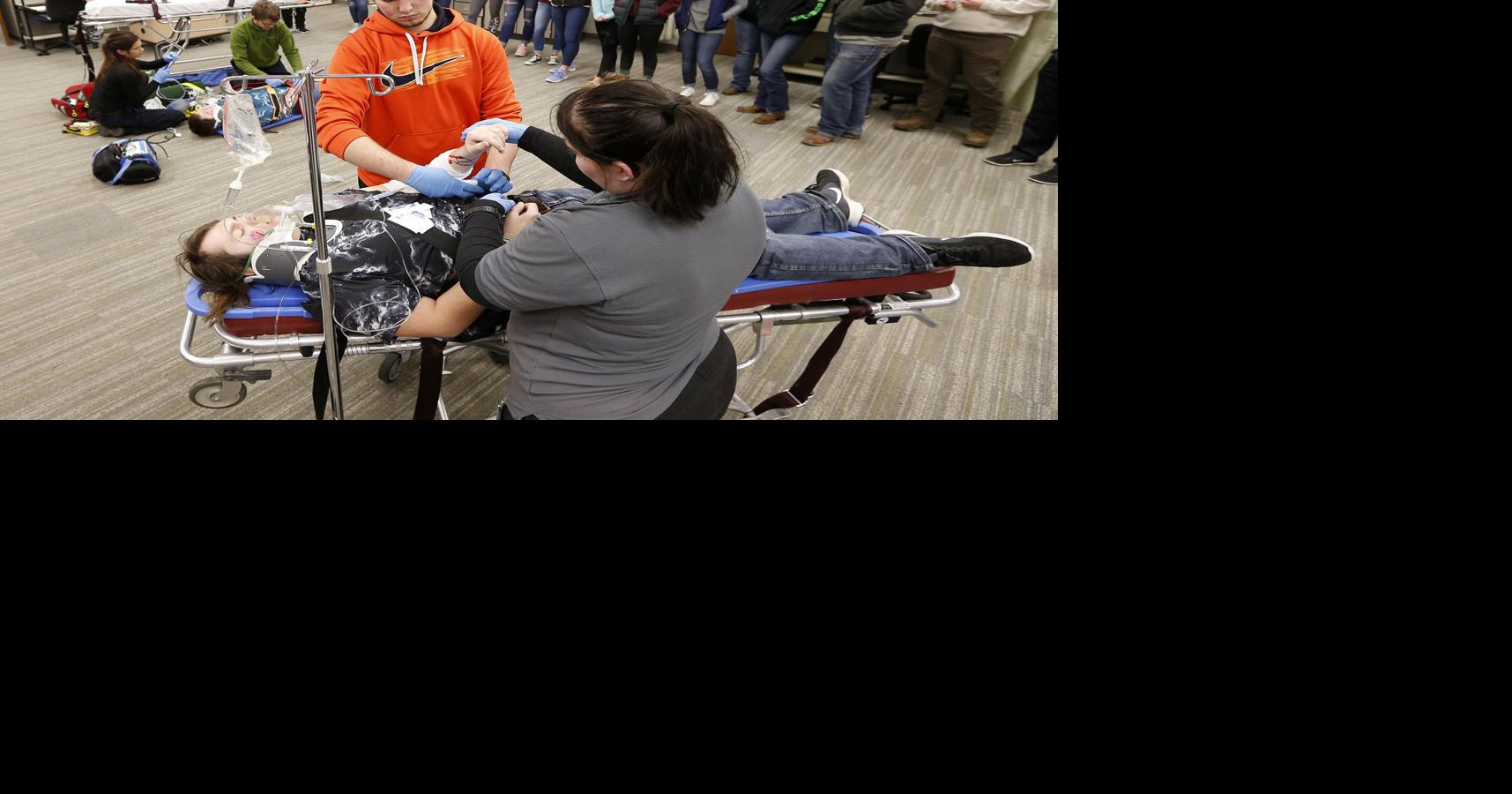 Hawkeye gives high schoolers dramatic introduction to health careers