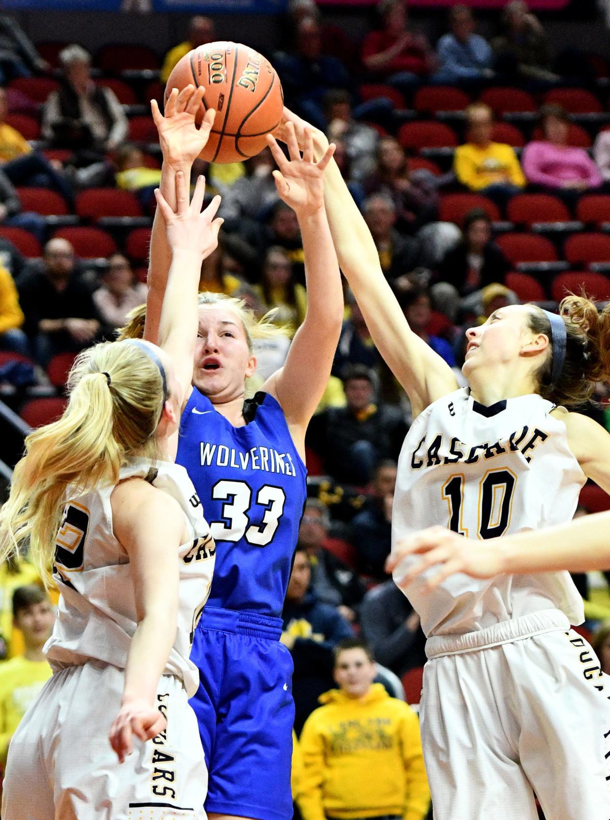 Girls State Basketball Cascade Knocks Out Dike New Hartford