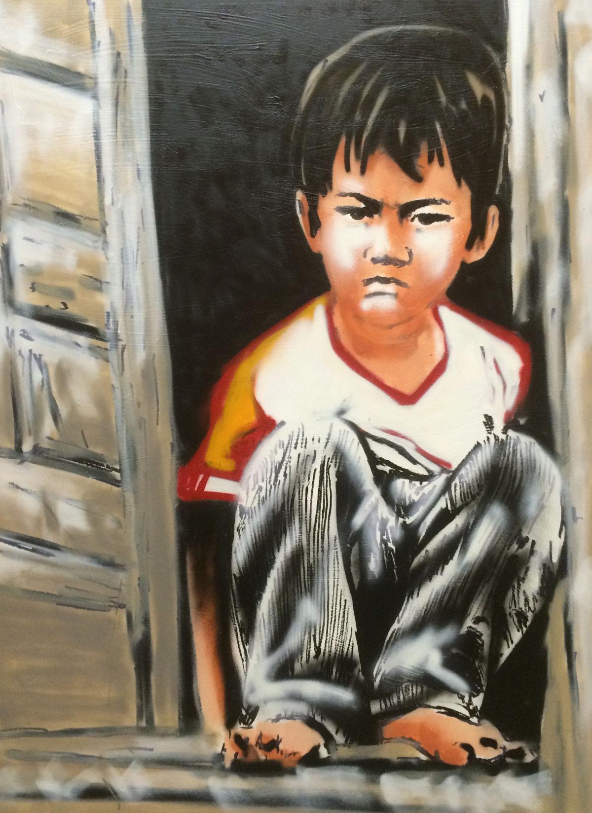 Cambodia New Paintings Reflect Changes In Paco Rosic S Artistic