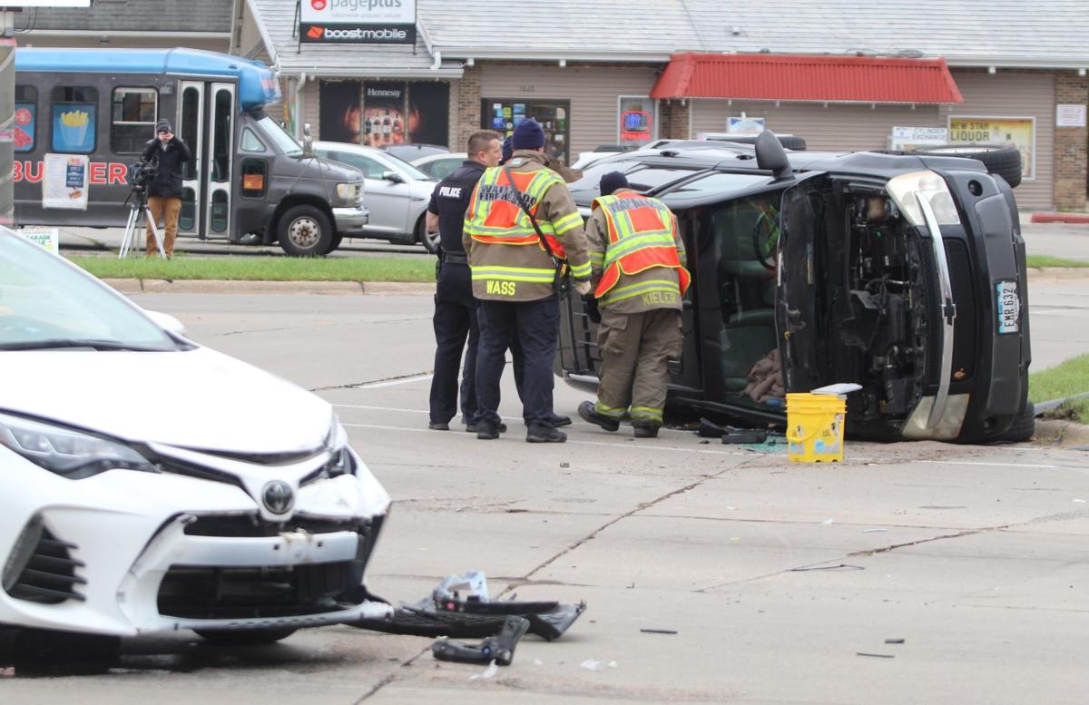Vehicle rolls in Waterloo crash at Six Corners intersection Local
