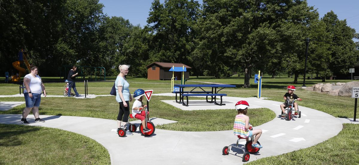 Children's Trike Track opens in Exchange Park Local News