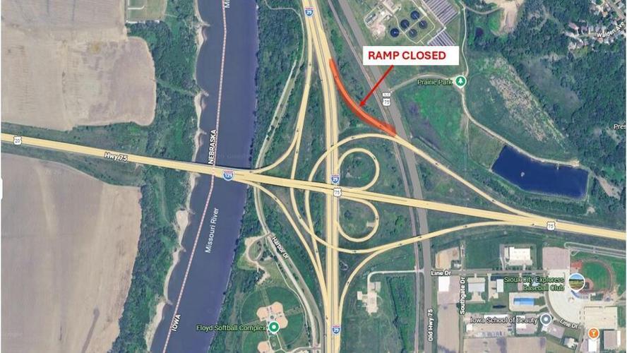 Westbound U.S. 20/U.S. 75 on-ramp to southbound I-29 opens Friday, Sept. 25