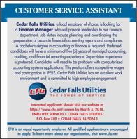 Cedar Falls Utilities