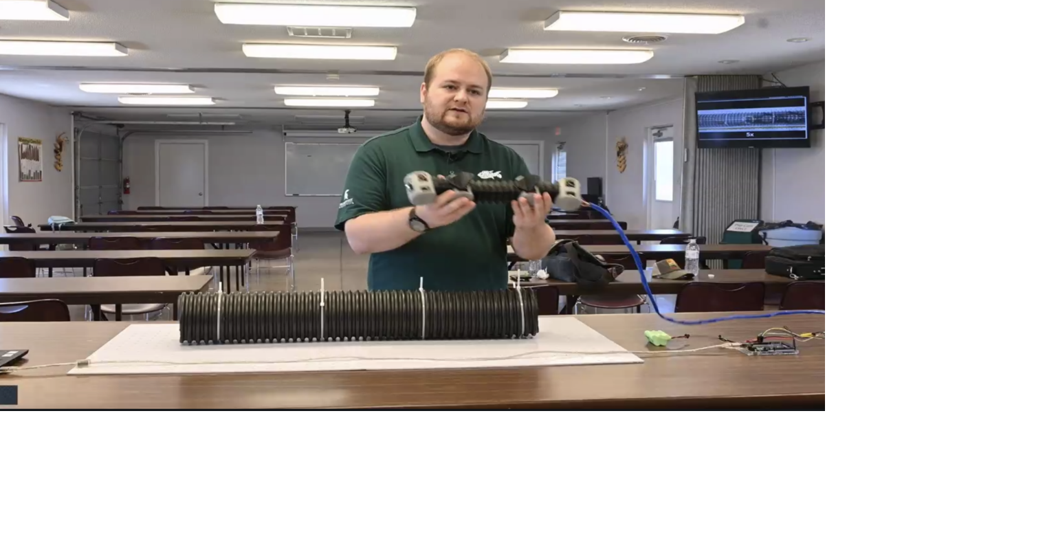 This ISU-bred robot could find nitrate hot spots by crawling through tile drainage