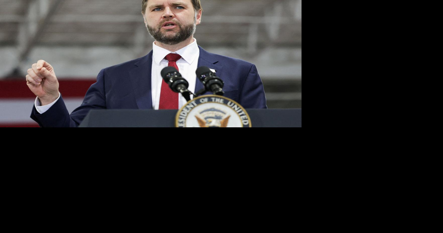Vice President J.D. Vance rallies support in Iowa for Zach Nunn, Trump trade policies