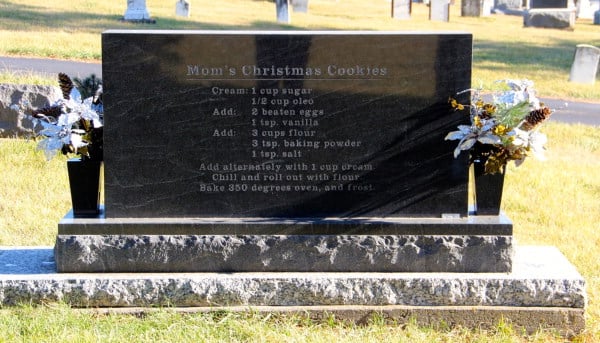 Iowa cookie recipe memorialized on gravestone | Local News | wcfcourier.com