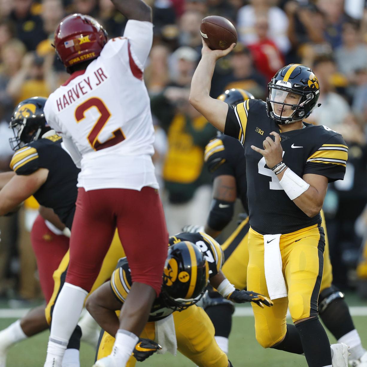 Iowa Football Cy Hawk Matchup Always Has A Surprise Football