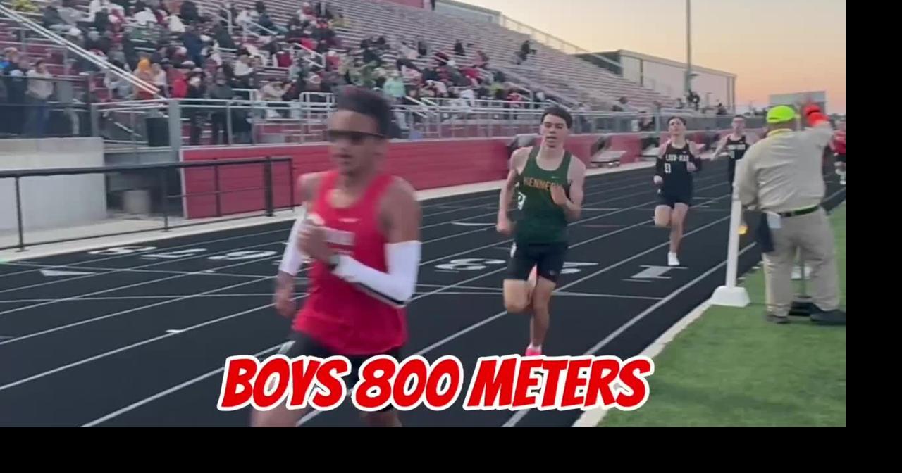 Dominic Williams wins boys 800 meters at CF meet