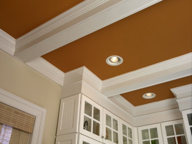 Go Faux With Wood Beams Molding And Painting Special Section