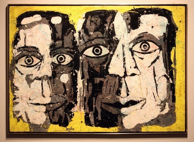 "Two Masks" by Karl Zerbe