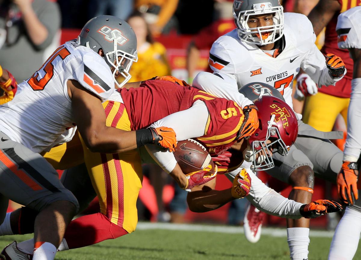 College Football Oklahoma State Foils Iowa State Upset Bid 35 31 Iowa State Cyclones Wcfcourier Com