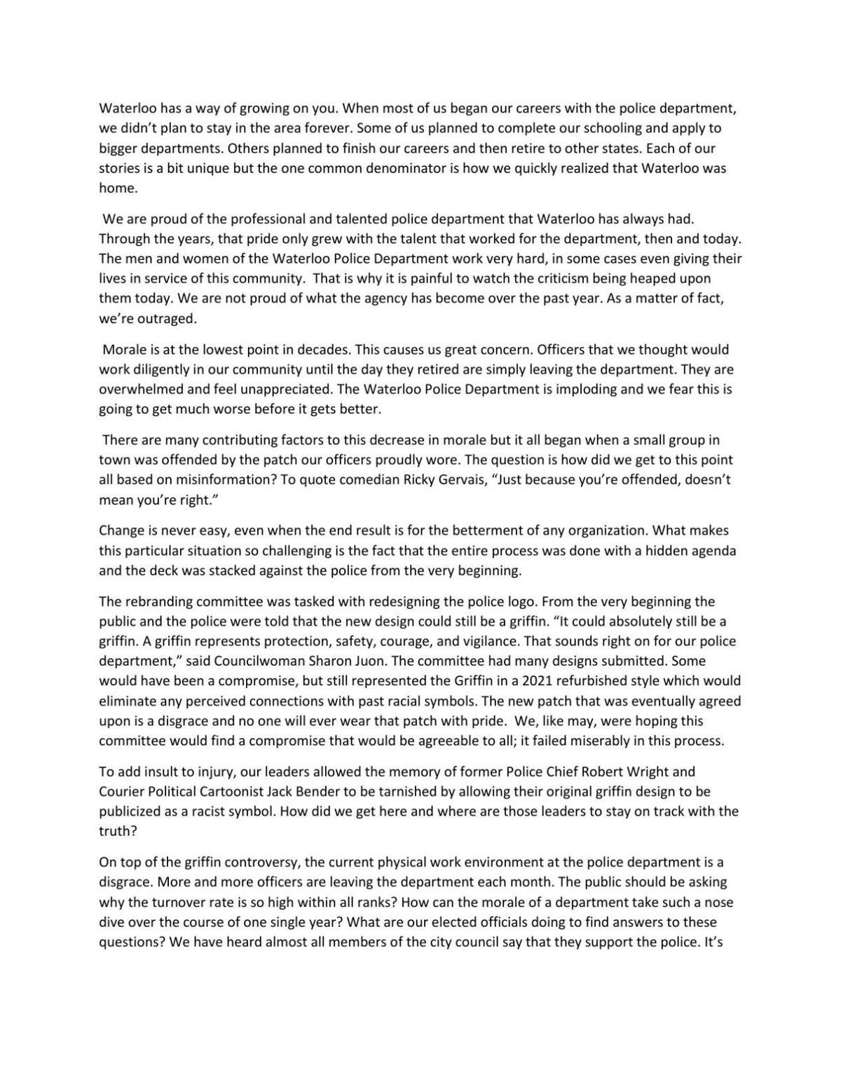 [LETTER3 5] Waterloo Police Blotter Terms Of Use