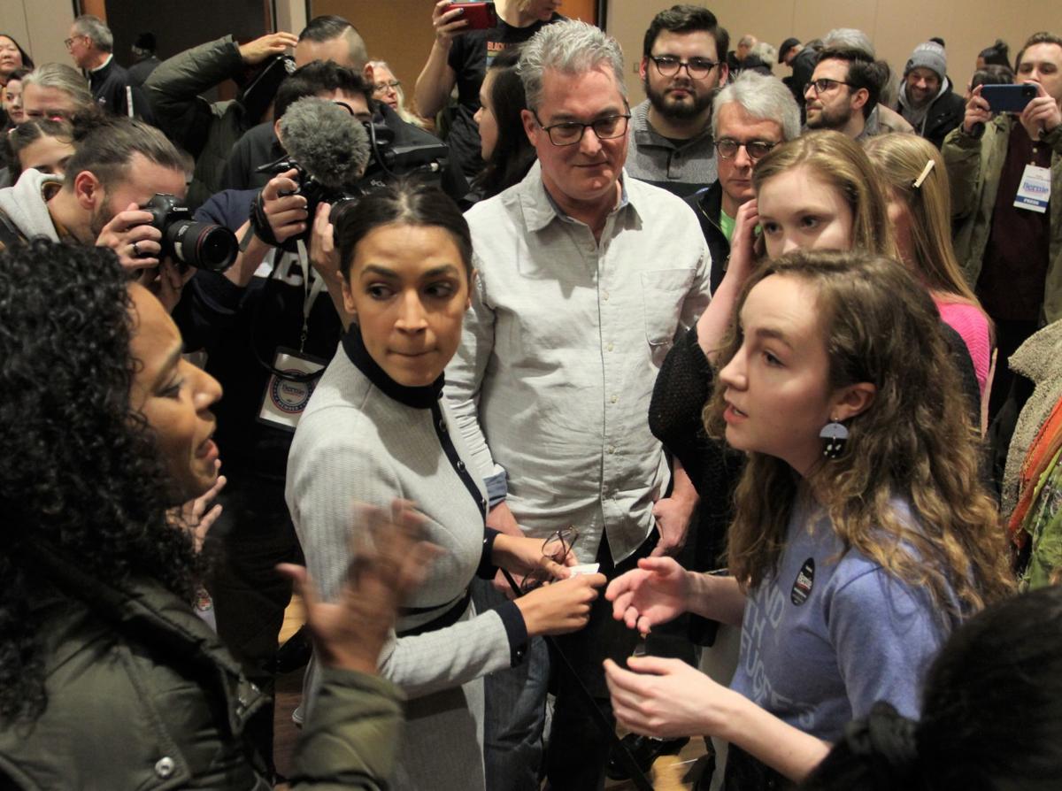 Ocasio Cortez Iowa