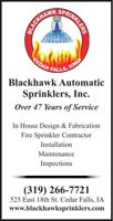 Blackhawk Automatic Sprinkler