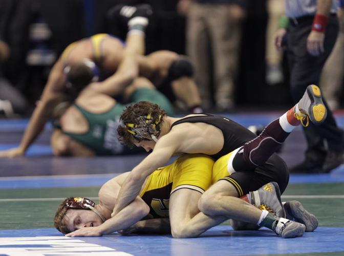 Iowa wrestling Gilman, Clark set good example for Hawks