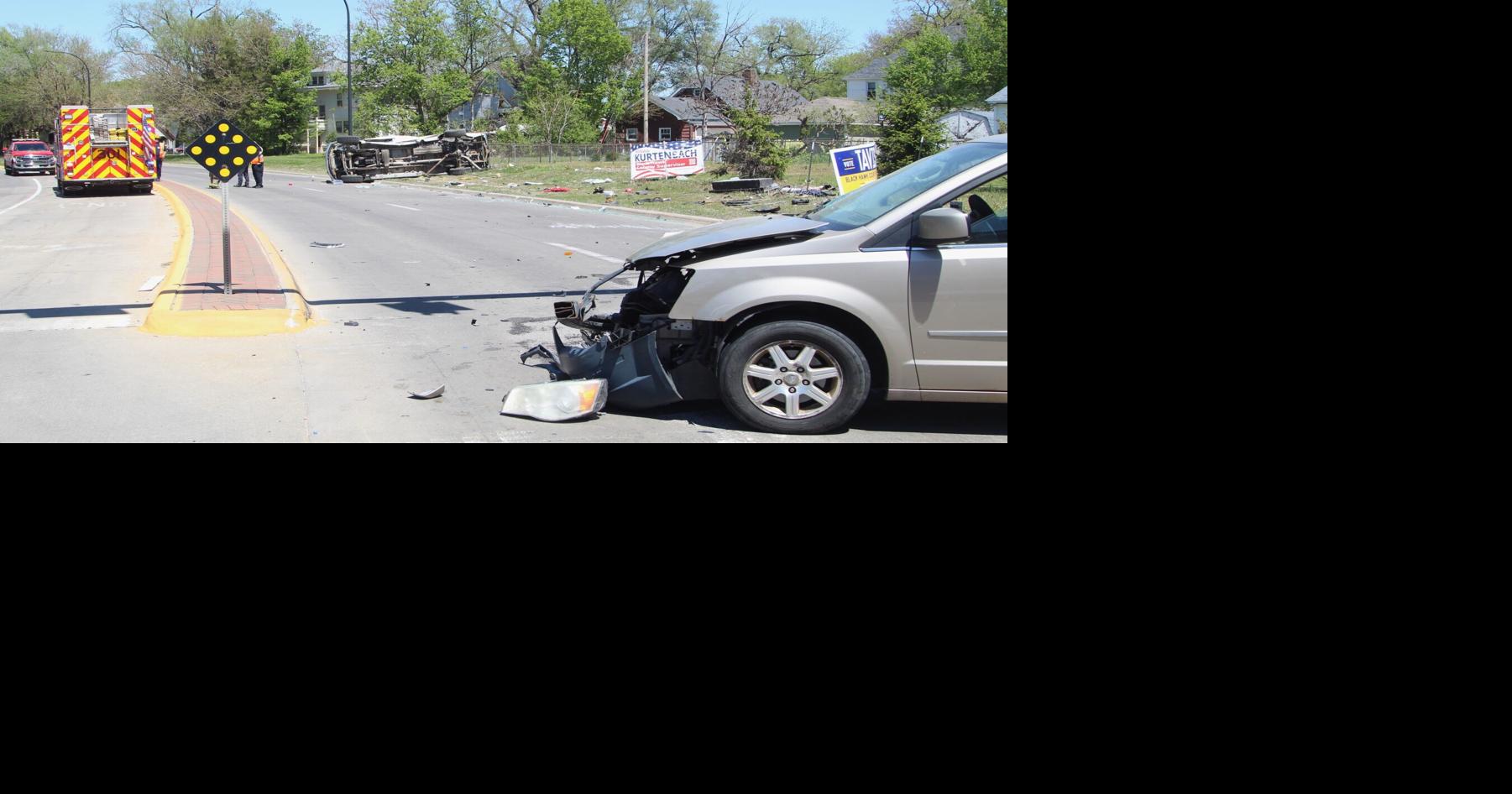 Driver flown to Iowa City hospital after thrown from truck in Waterloo crash