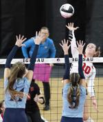 Union vs Des Moines Christian state volleyball