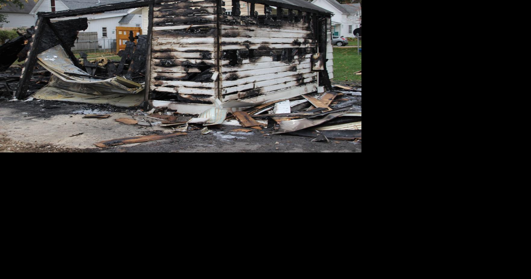 Cedar Falls garage fire 1