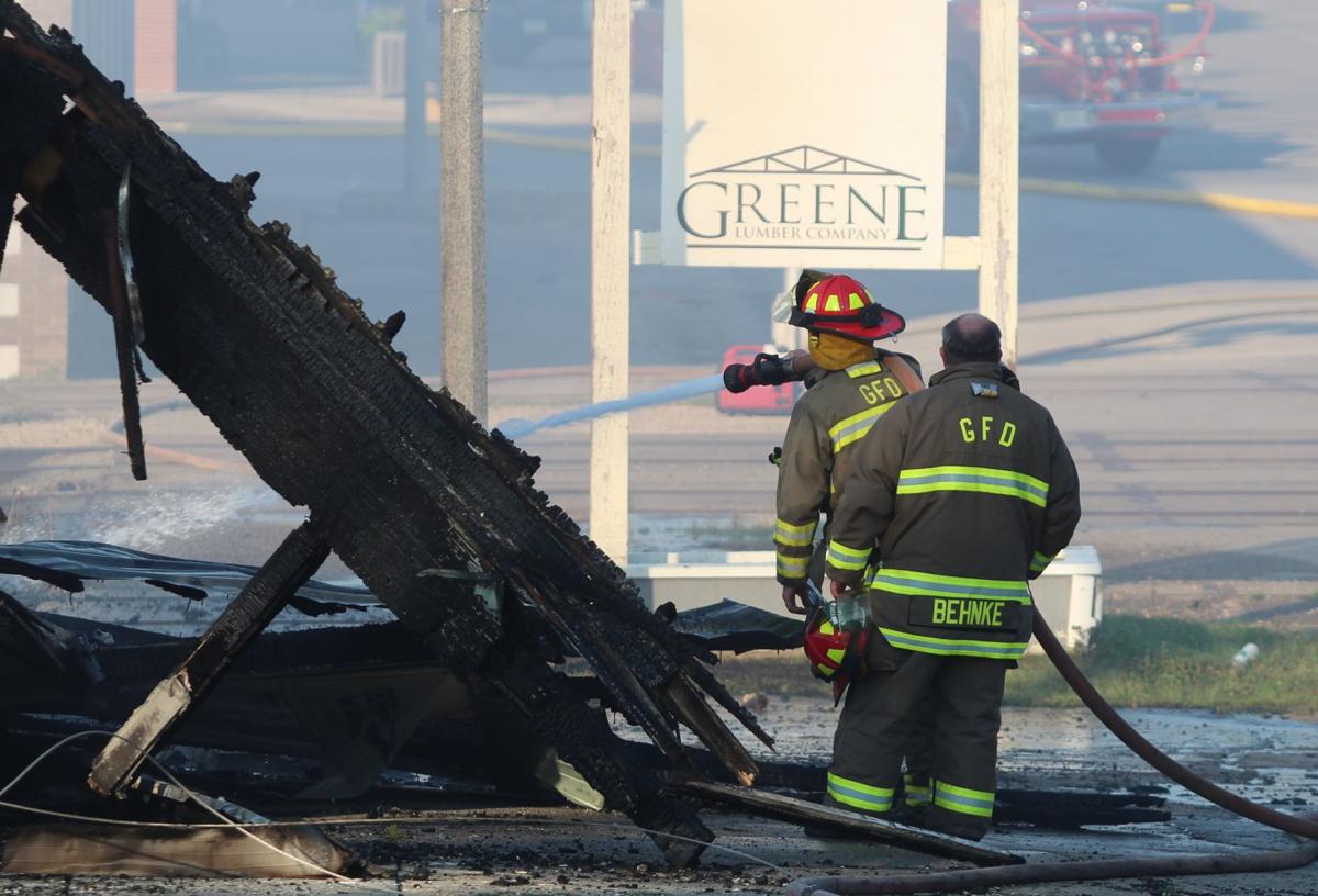 UPDATE Greene lumber company fire destroys three buildings (PHOTOS)
