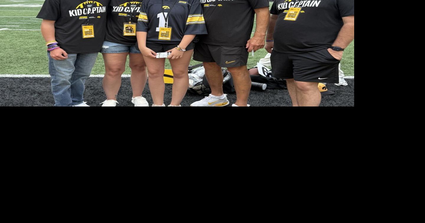 Iowa family celebrates a young cancer survivor at Kinnick Field