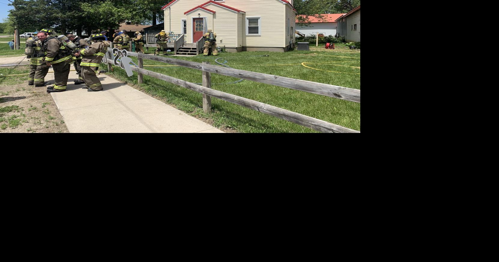 Monday basement fire in Evansdale displaces family